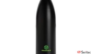 Botella de acero inoxidable al vacío de color sólido 1L